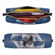 thumbnail image 2 of Disketp Moonlit Night Sea Sailboat Estuche de Lápices de Cuero con Cierre, Estuche Compacto para Papelería, Bolígrafos y Accesorios Pequeños, 2 of 7