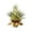 F, variant on PuSpu 12-inch Lighted Tabletop Christmas Tree Small Artificial Christmas Tree Mini Christmas Tree With Red Berry Pinecones And Burlaps Base Ideal For A Home Christmas Ornaments