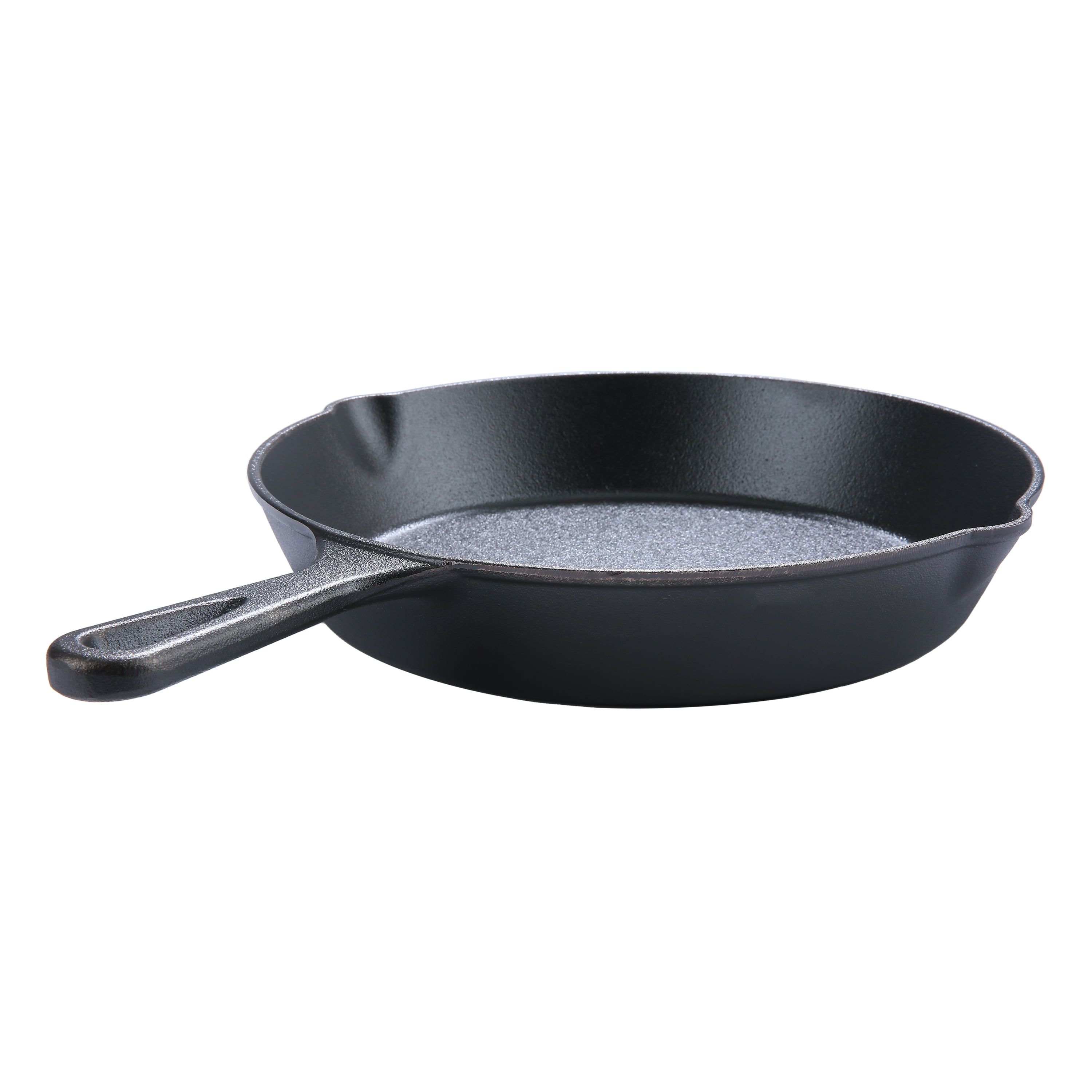 Mainstays 10.5" Round Non-Stick Pre-Seasoned Cast Iron Skillet Black