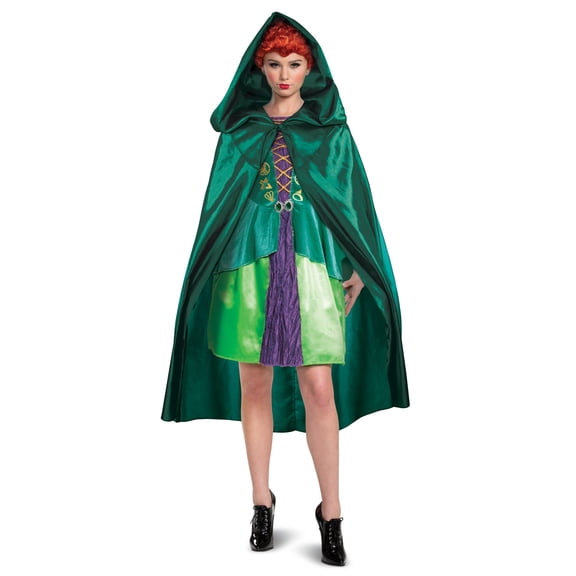 Disguise Women's WINI Sanderson Costume Cape, Official Hocus Pocus Outfit Accessory, Multicolored, One Size