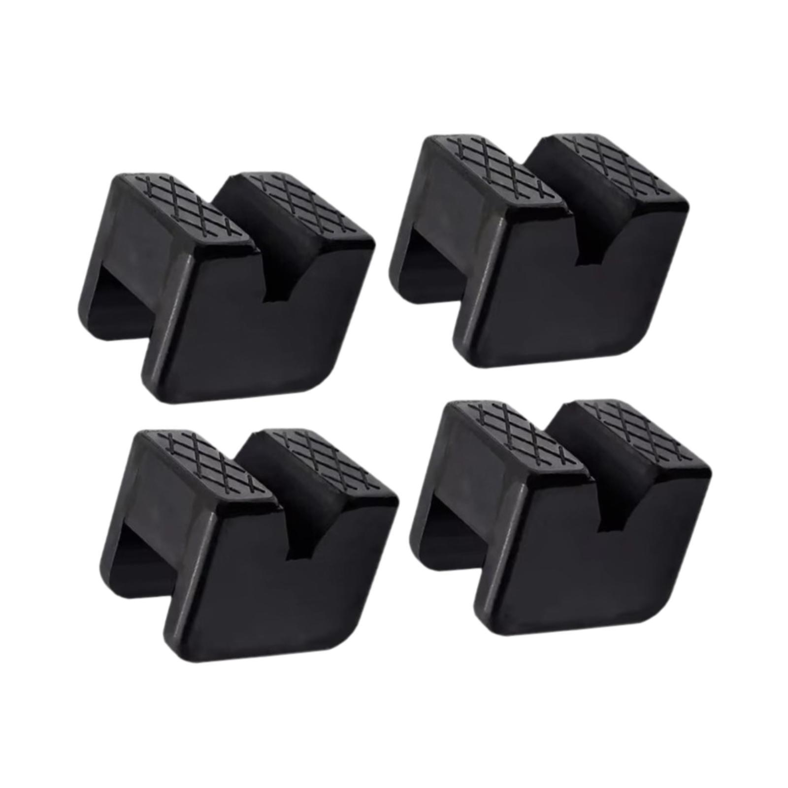 Dickly 4Pcs Jack Stand Pads Adapter Slotted Frame Stands Rail Pinch Welds Protector