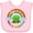 AD-Pink, variant on Inktastic Happy St. Patrick's Day Rainbow and Hat Boys or Girls Baby Bib
