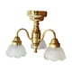 thumbnail image 4 of Accesorios de decoración para casa de muñecas con luz de techo 1:12, lámpara colgante modelo lámpara de techo en miniatura para casa de muñecas, 4 of 9