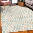 thumbnail image 3 of Geometric Decorative Rug, Abstract ZigZag Hexagon Vivid and Dark Color Hue Tone Intensity Art Print, Quality Carpet for Bedroom Dorm and Living Room, 6 Sizes, Pale Cadet, by Ambesonne, 3 of 4