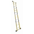 thumbnail image 4 of Escalera Multiposiciones Dielectrica Fibra Vidrio Peldaños 12 Color Amarillo, 4 of 5