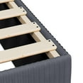 thumbnail image 6 of vidaXL Bed Frame Upholstered Box Spring Base Bedroom Furniture Velvet, 6 of 16