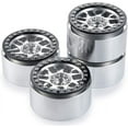 thumbnail image 5 of RCLIONS 2.2inch Beadlock Wheels Rims 35mm for 1/10th Scale RC Crawler Model Car Wraith 90018 -Pack of 4 (Black+silver), 5 of 16