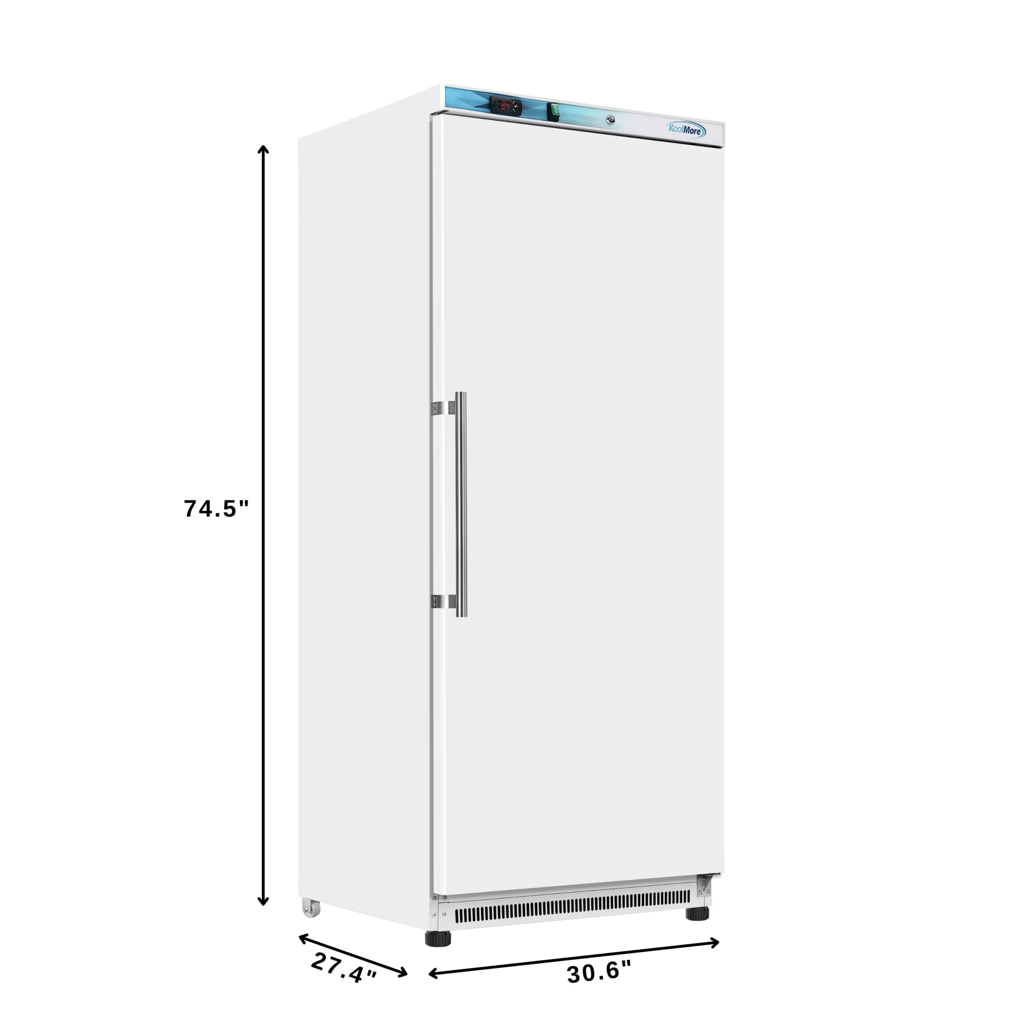 21 Cu. ft. Commercial Reach-in Freezer in White Manual Defrost (KM-FMD20WH)