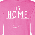 thumbnail image 4 of Inktastic It's Home State of Indiana Outline Long Sleeve T-Shirt, 4 of 5