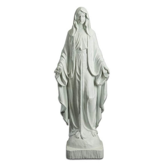 christian brands vc973 our lady of grace - 48" white statue