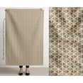 thumbnail image 3 of Soimoi Geometric Print Decorative Fabric by The Yard - 56" W x 36" L - Water-Resistant Material for Cushions, Covers, and DIY Upholstery - Beige, 3 of 7