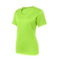 thumbnail image 5 of Sport-Tek Ladies PosiCharge Elevate Scoop Neck Tee-3XL (Lime Shock), 5 of 6