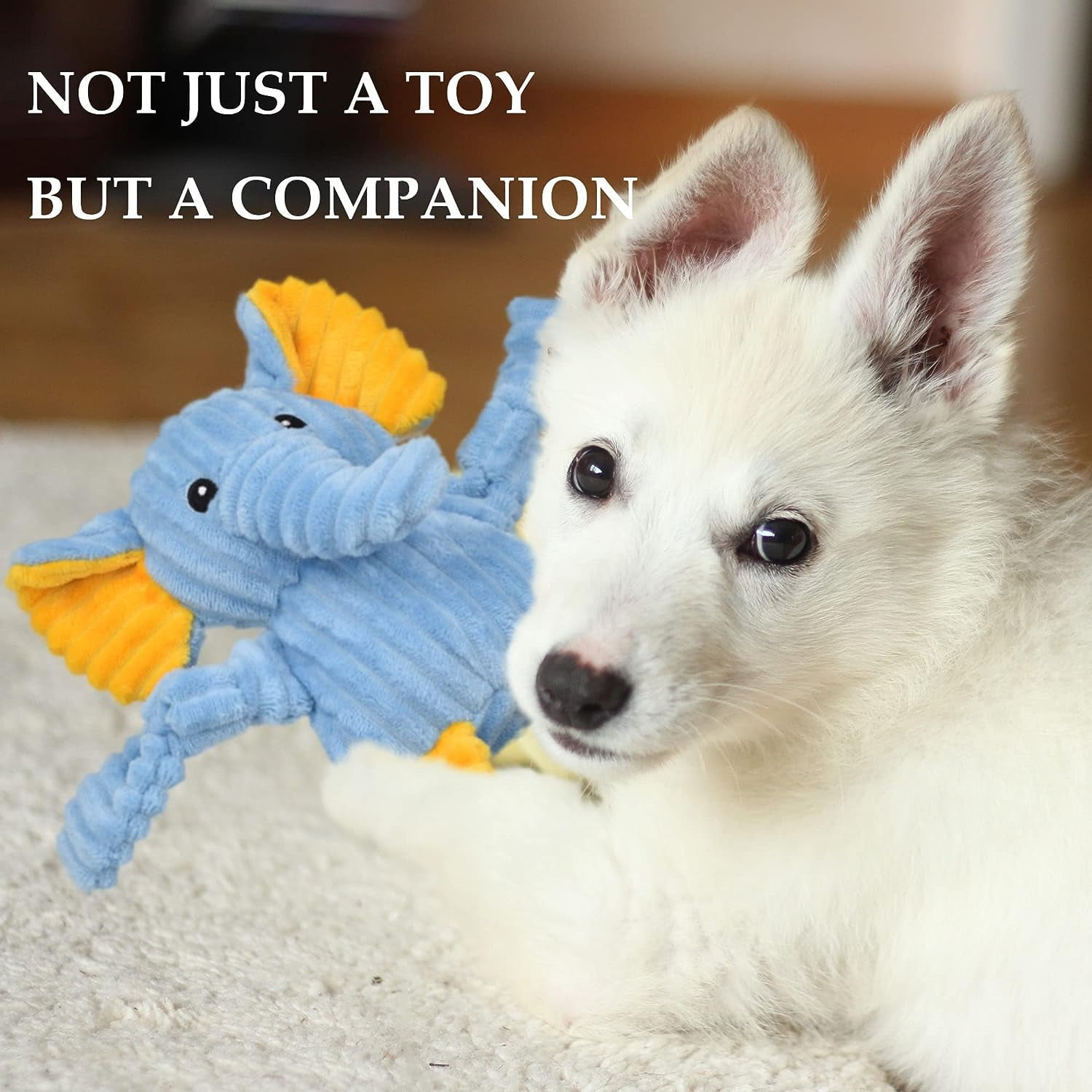 LECHONG Christmas Dog Toys for Small Dogs, 5 Pack, Stuffed Animal Squeaky Dog Toys for Medium and Large Dogs, Puppy Toys