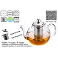 thumbnail image 3 of Sunwealth Borosilicate Glass Tea Pot, 3 of 4