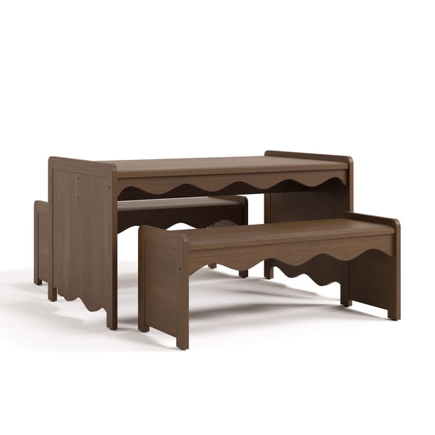 Storkcraft Casablanca Montessori Indoor Kids Table and Bench Set