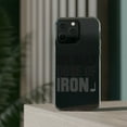 thumbnail image 3 of DistinctInk Clear Hybrid Case for Apple iPhone 14 Pro (6.1" Screen) - My Daily Dose of Iron Golf - Lightweight Grip, 3 of 9