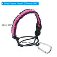 thumbnail image 2 of Uxcell Water Bottle Holder, Paracord Handle Strap Carrier Pink, Dark Blue, 2 of 5