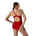 thumbnail image 4 of Speedo Women's Endurance+ Flyback Training Suit Soild One Piece Swimsuit Adult - Bittersweet, D32, 4 of 4