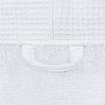 thumbnail image 6 of White Classic Luxury Spa Terry Bathrobe Men & Women, 100% Cotton, Waffle Exterior, ( M /L ), 6 of 7