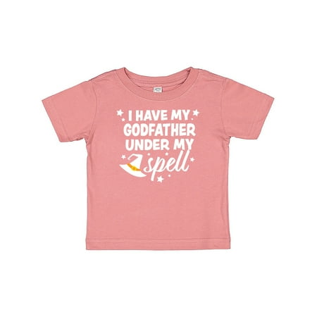 

Inktastic I Have My Godfather Under My Spell with Cute Witch Hate Gift Baby Boy or Baby Girl T-Shirt