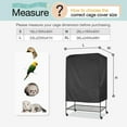 thumbnail image 2 of Colourtree Bird Cage Cover, Heavy Duty & Waterproof, Fade-Resistant, Universal Pet Cage Cover for Night for Cats, Mink, Totoro, Parakeet, Parrot and Small Animals, 2 of 8