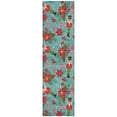 thumbnail image 2 of Addison Rugs Chantille Indoor/Outdoor Transitional Holiday Nutcracker Teal Machine Washable Runner Rug, 2'3" x 7'6", 2 of 7