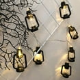 thumbnail image 4 of Indoor Halloween Decor 3M 20LED Ramadan Festival Retro Kerosene Lamp Strings Decorative, 4 of 5