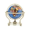 Astoria Grand Gemstone Globe with Opalite Ocean and Commander 3-Leg Table Stand