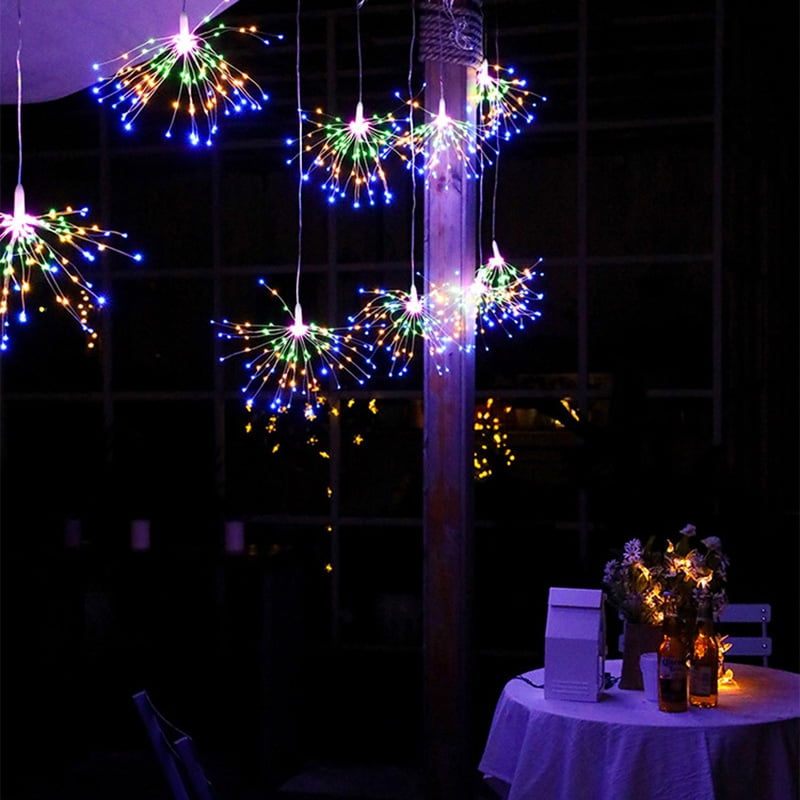 LED Firework Light Copper Wire Fairy String Lights Christmas Wedding Decor New 