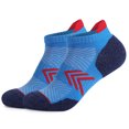 thumbnail image 2 of Elvqul Ankle Socks for Men Cotton Gym Non Slip Casual Blue Mens Sock 6 Pairs, 2 of 3