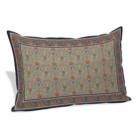 Boho Floral Pillow Covers 24"x36", Vintage Flowers Abstract Art Ethic Tribe Soft Brushed Microfiber Breathable Throw Pillow Covers, Decorative Pillowcase with Zipper for Couch Sofa Bedroom
