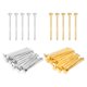 thumbnail image 1 of Uxcell 0.6 Pulgadas Pines de Cabeza Plana para Joyería - 400Pcs (Plata Oro), 1 of 7