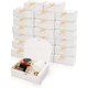 thumbnail image 1 of Paquete de 20 Cajas de Regalo de Boda,Caja de Regalo Negro para Fiestas con Cintas Doradas | Cajas de Regalo de Pape,para Bodas, Boda, Halloween, Navidad (Blanco), 1 of 4