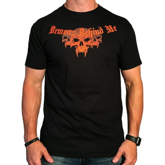 Men's Neon Orange Logo T-Shirt