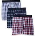 thumbnail image 4 of Hanes Men's ComfortBlend Woven Boxer, 4 Pack, 4 of 5