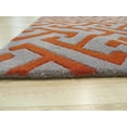 thumbnail image 4 of Hand-tufted Wool Gray Contemporary Geometric Harrison Rug, 4 of 5