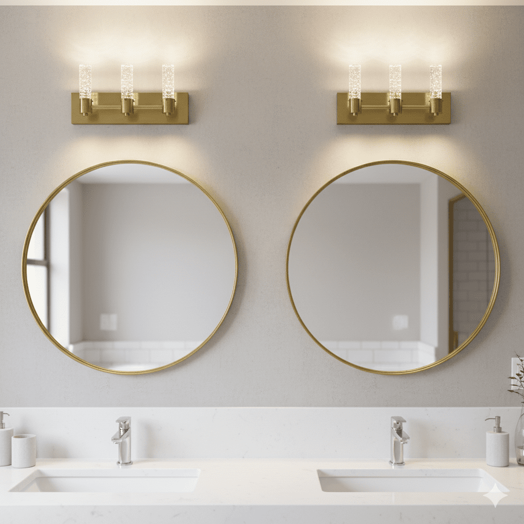 Soffi 3 Light LED Modern Bathroom Vanity Wall Light Fixture