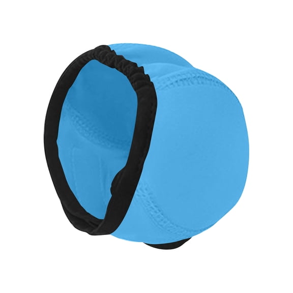 Noise Cancelling Ear Wrap, Dog No Shake Ear Muffs Noise Protection Firework Thunder Vacuum, Comfortable Quiet Dogs Calming Hoodie, Adjustable for Grooming Bathing & Swimming(L,Sky Blue)