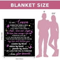 thumbnail image 6 of LHSHID Cousin Gifts for Women Cousin Blanket for Women Gifts for Cousins Best Cousin Gifts for Birthday Blanket to My Cousin Throw Blanket Soft Cozy Flannel Throw Blanket 50"x60", 6 of 8