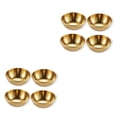 thumbnail image 4 of Wosthever 4 piezas de platos de salsa de acero inoxidable, de vinagre para condimentos, tazones de inmersión, vajilla de cocina, accesorio para Type1 NO1, 4 of 6