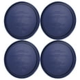 thumbnail image 6 of Pyrex 7402-PC Blue Food Storage Replacement Lid (This Lid Fits the Pyrex 7402 6-Cup SCULPTED MIXING BOWL and 7203 7-Cup Glass Bowl) (4-Pack), 6 of 6