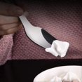 thumbnail image 5 of Less Steel Mini Teaspoon Short S Salt Scoop Spoons For Loose Tea Leaves Beans C Milk Silver4pcs), 5 of 5