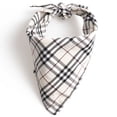 thumbnail image 1 of Lindo conjunto de collar para perro con correa, corbata y pañuelo para la cabeza, ajustable, suave y cómodo, con diseño floral., 1 of 5