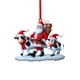 thumbnail image 2 of Adorno navideño acrílico | Papá Noel guiando ganado, adorno plano 2D para árbol de Navidad | Regalo de doble cara para amantes de las mascotas | Decoración navideña para familiares, amigos y mascotas, 2 of 8