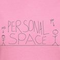 thumbnail image 3 of CafePress - Personalspace T Shirt - Women's Traditional Fit Dark T-Shirt, 3 of 4
