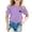 Purple, variant on XEGLSBU Girls Shirts Size 14 16 Cats Girls Summer Graphic Tee for Wear – Lightweight Short Sleeve Top with Printed for Kids Blue Size 9-10 Years