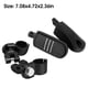 thumbnail image 4 of Moto de aluminio Pedal Soporte Montaje Portátil Brillante Profesional 32 mm Antideslizante Reemplazo Reemplazo de Piezas de actualización Suministros Negro 1 Par Advancent VI002332-01, 4 of 7