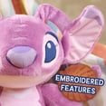 thumbnail image 6 of Disney Stitch Angel Plush Stuffed Animal, 14-inch Soft Plush Toy, Ages 2+, 6 of 11