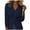 Navy, variant on Yangnuo Fall Sweaters for Women 2025 Womens Trendy Casual Sweaters Women's Solid Color Knitted Sweater V-Neck Blouses Casual Fashionable Sweater