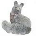 thumbnail image 2 of Diva At Home Glittered Fox Christmas Figurine - 8.75" - Light Gray, 2 of 2